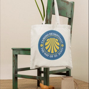 Bolso Tote Sublimación Clásico Camino de Santiago, Bolso Tote Camino de Santiago