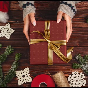 Celebrate the Camino: Elegant Wrap Camino de Santiago Buen Camino, Buen Camino Christmas wrap paper roll W01