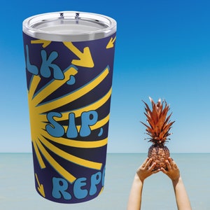 Camino de santiago Travel Tumbler, Coffee cup, coffee mug,Insulated stainless steel cup, Reusable mug,Stainless Steel mug,Christmas gift T01