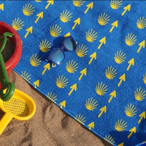 Camino de Santiago Beach Towel AS01