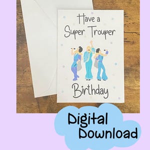 PRINTABLE Geburtstagskarte, Geburtstagskarte, alles Gute zum Geburtstag, Geburtstagskarte für sie, Karte für Familie, Karte für sie, beste Freundin Karte