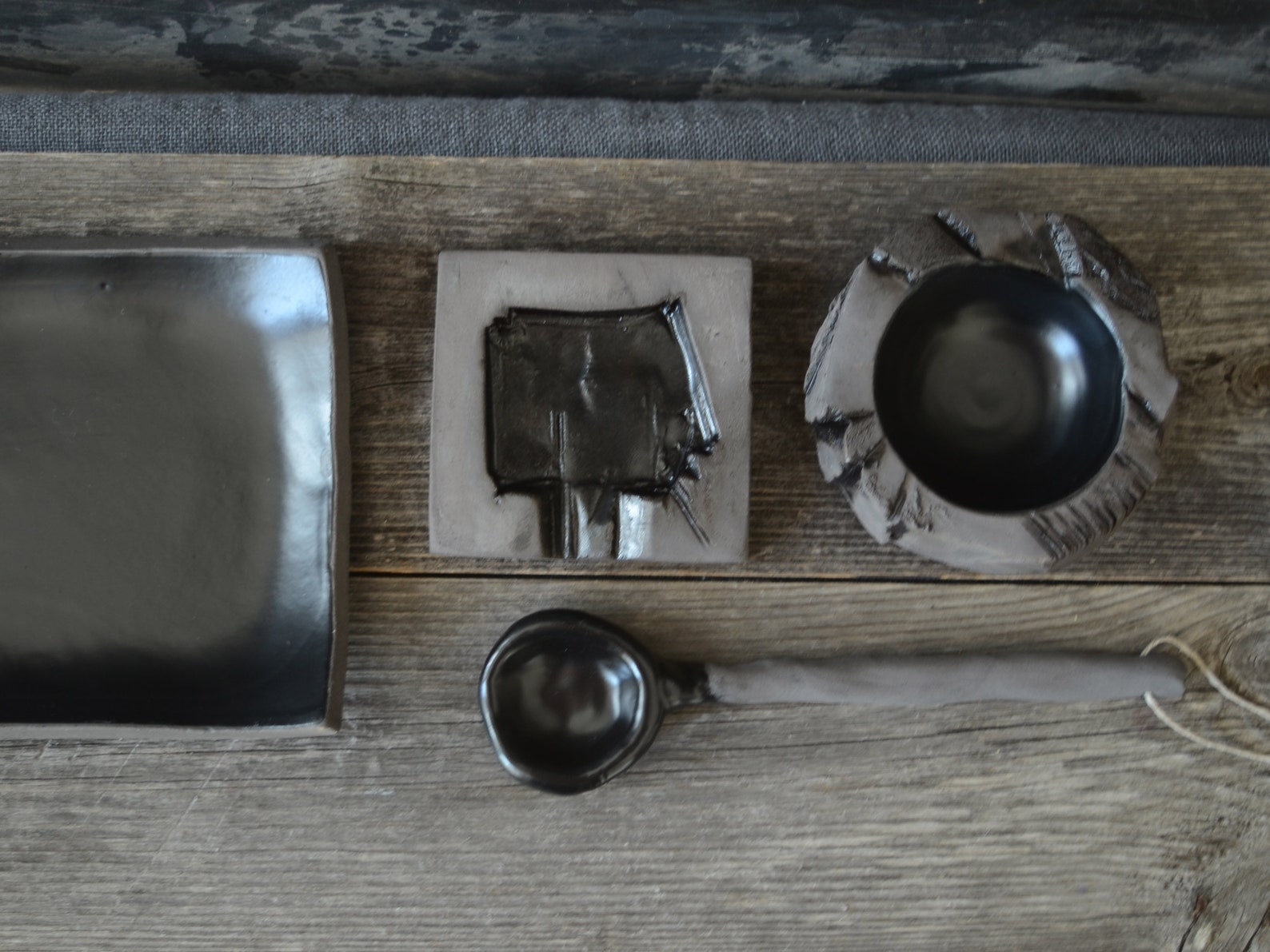 Rustic Silverware Rests Spoon Rest, Handmade Ceramic Spoon Holder, Wabi Sabi Pottery, Rustic ...