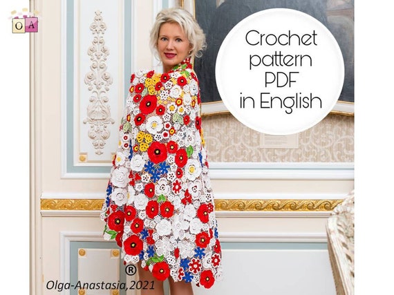 Crochet top skirt 3d