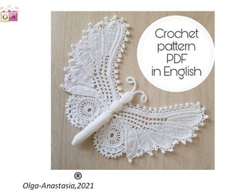 Butterfly Crochet Applique Pattern: Modern Motif Tutorial (PDF)