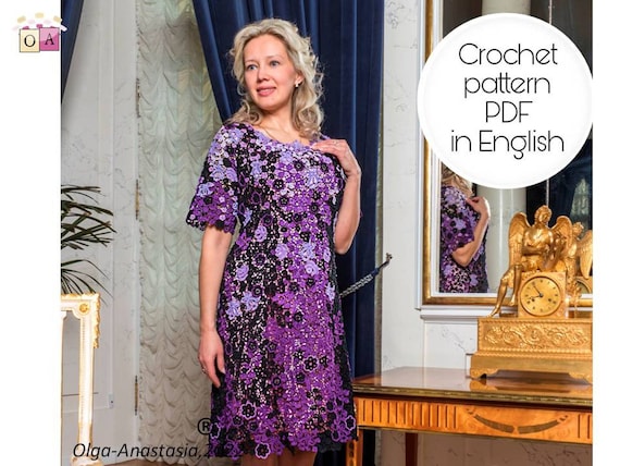 irish crochet dress pattern Ravelry: Irish lace summer dress Flora. pattern by ThePoshCrochet