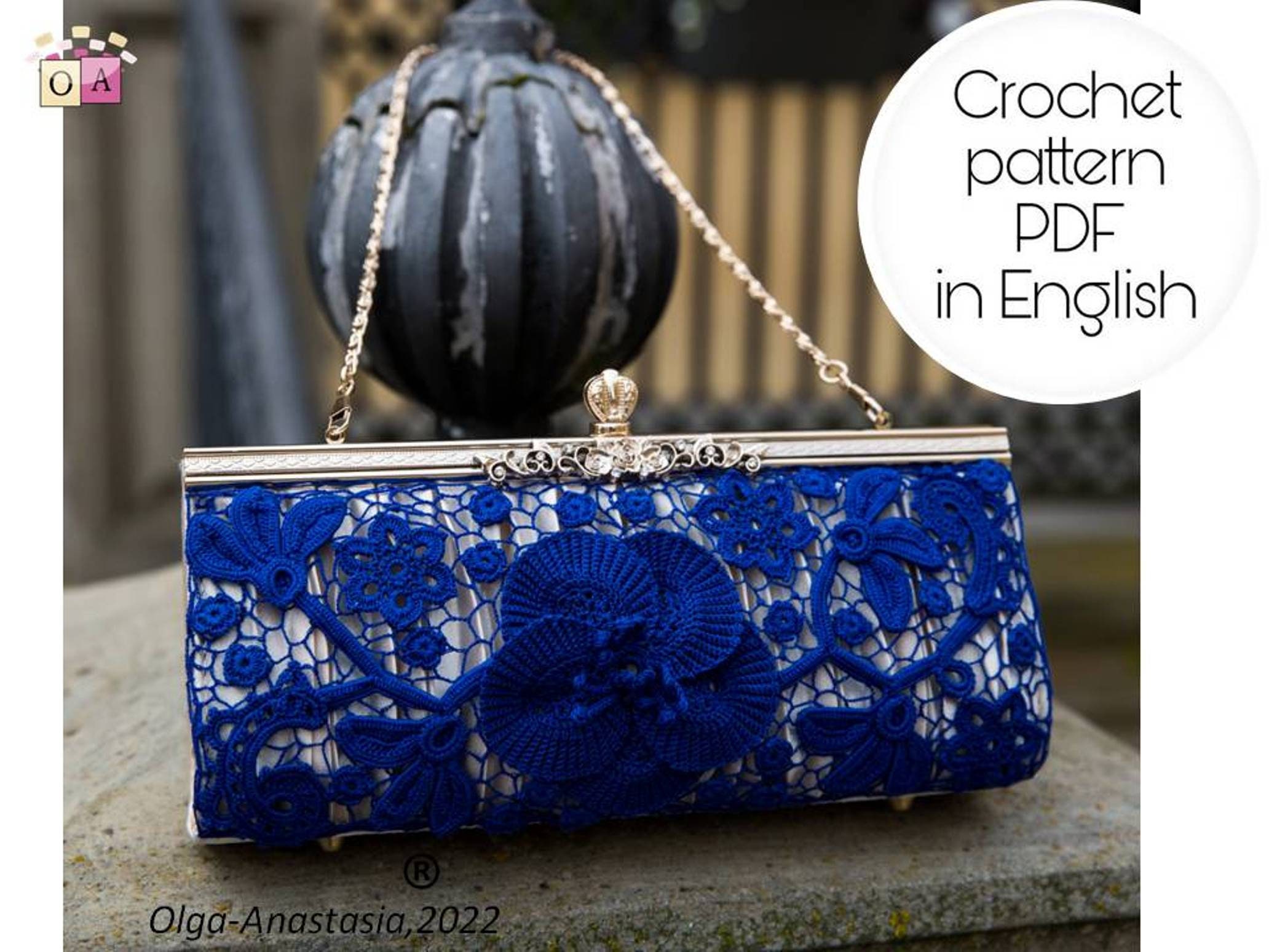 Sac à Main Vintage En Dentelle Fait Main – Idéal Mariage, Bal, Soirée Spéciale