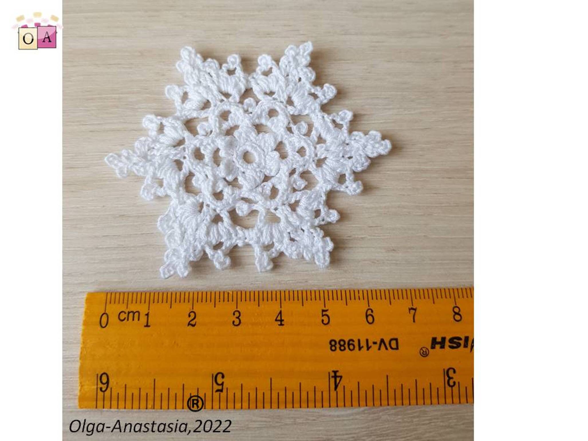 Snowflake Crochet Pattern: Christmas Decor (PDF Pattern) - Etsy