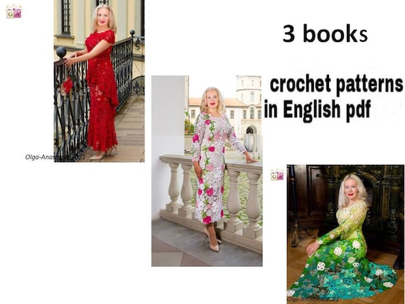 Irish Lace Crochet Dress Pattern: 3-in-1 Motif Tutorial (PDF Pattern)