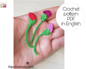 Sweet Pea Crochet Applique Pattern: Irish Lace Motif (PDF Pattern)