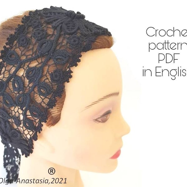 Lace Head Wrap Etsy