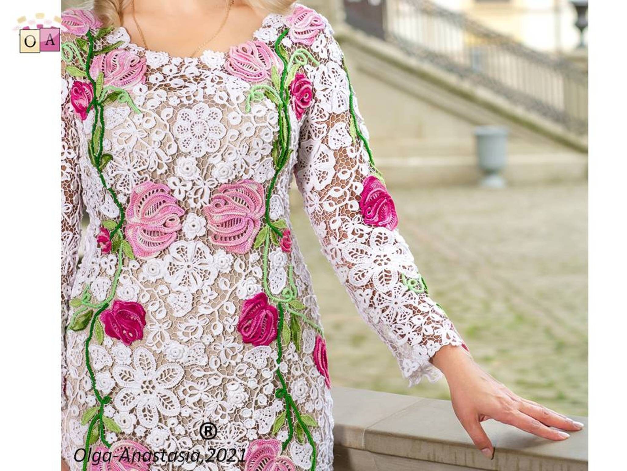 Crochet Wedding Dress Pattern: Irish Lace Vintage Style (PDF Pattern) - Etsy
