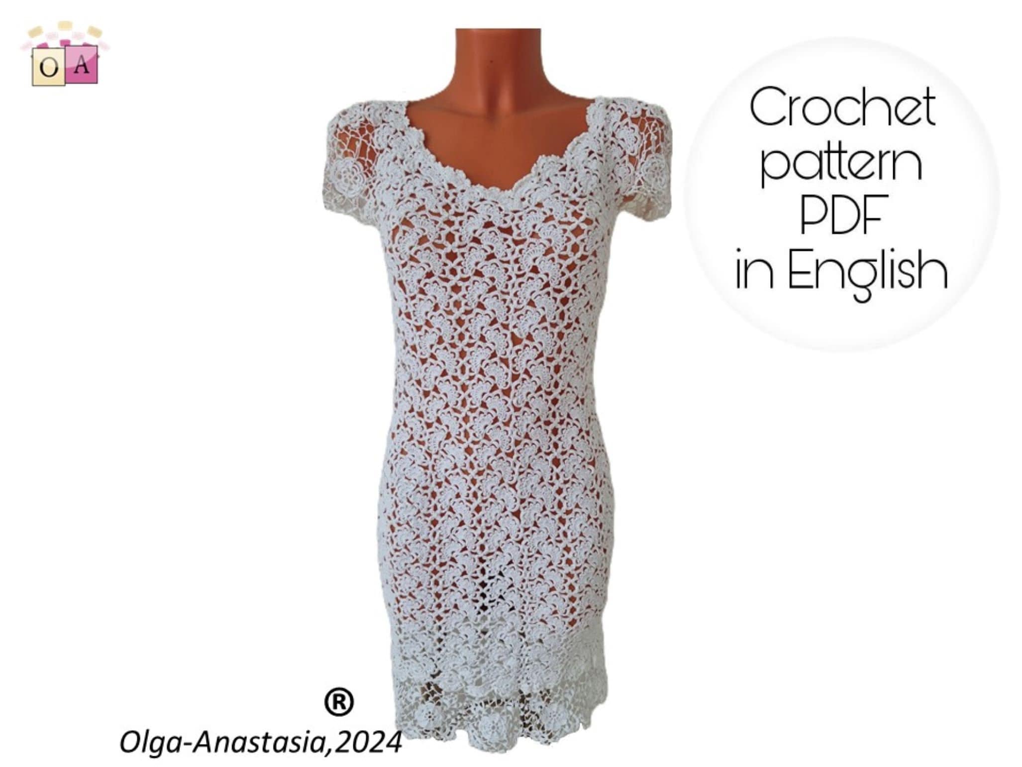 30 Crochet Wedding Dresses for a Handmade Bridal Look 16 Lace Wedding Dress with Floral Motif Detail