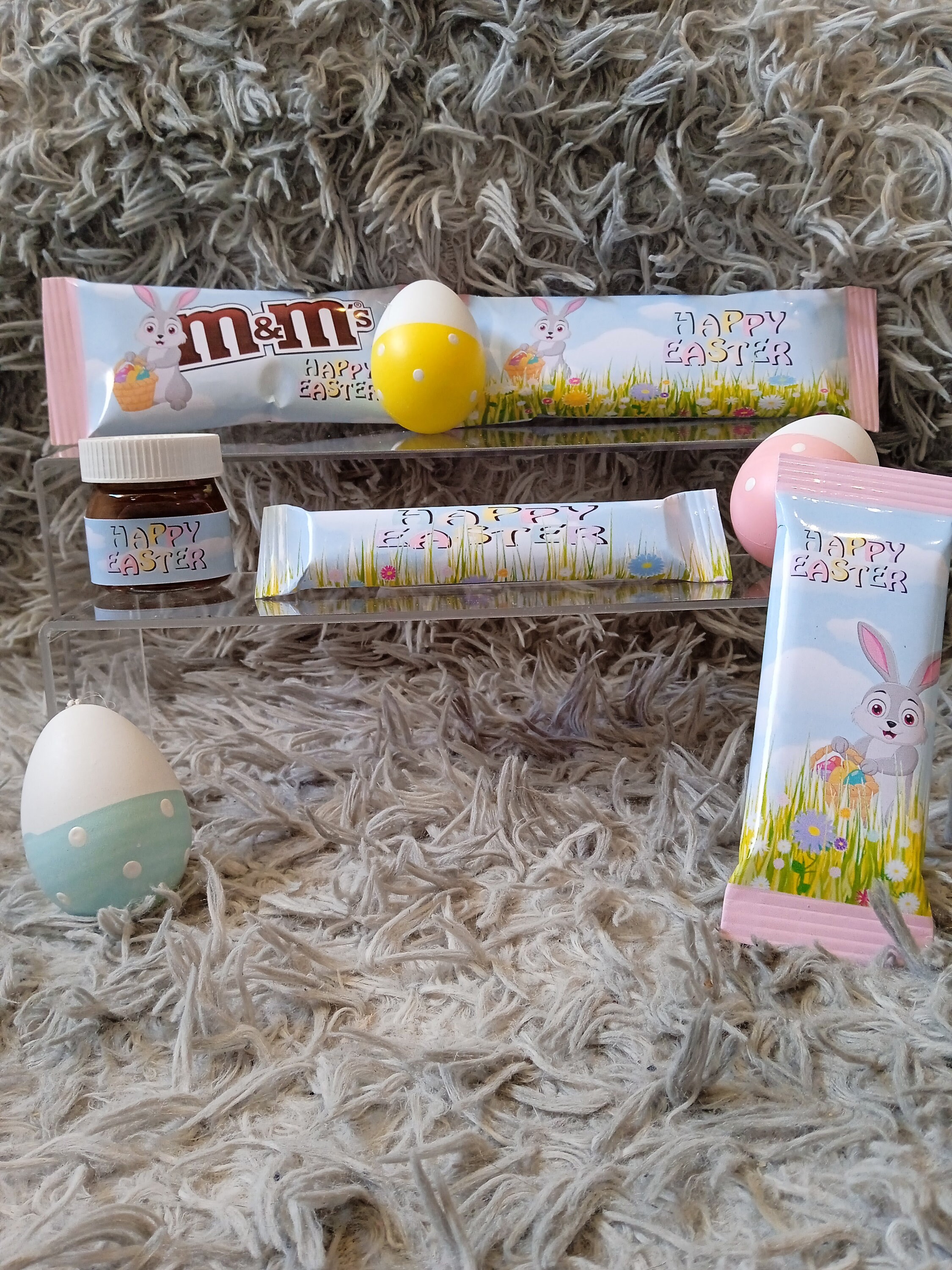 Lot Chocolats Kinder et Nutella de Pâques