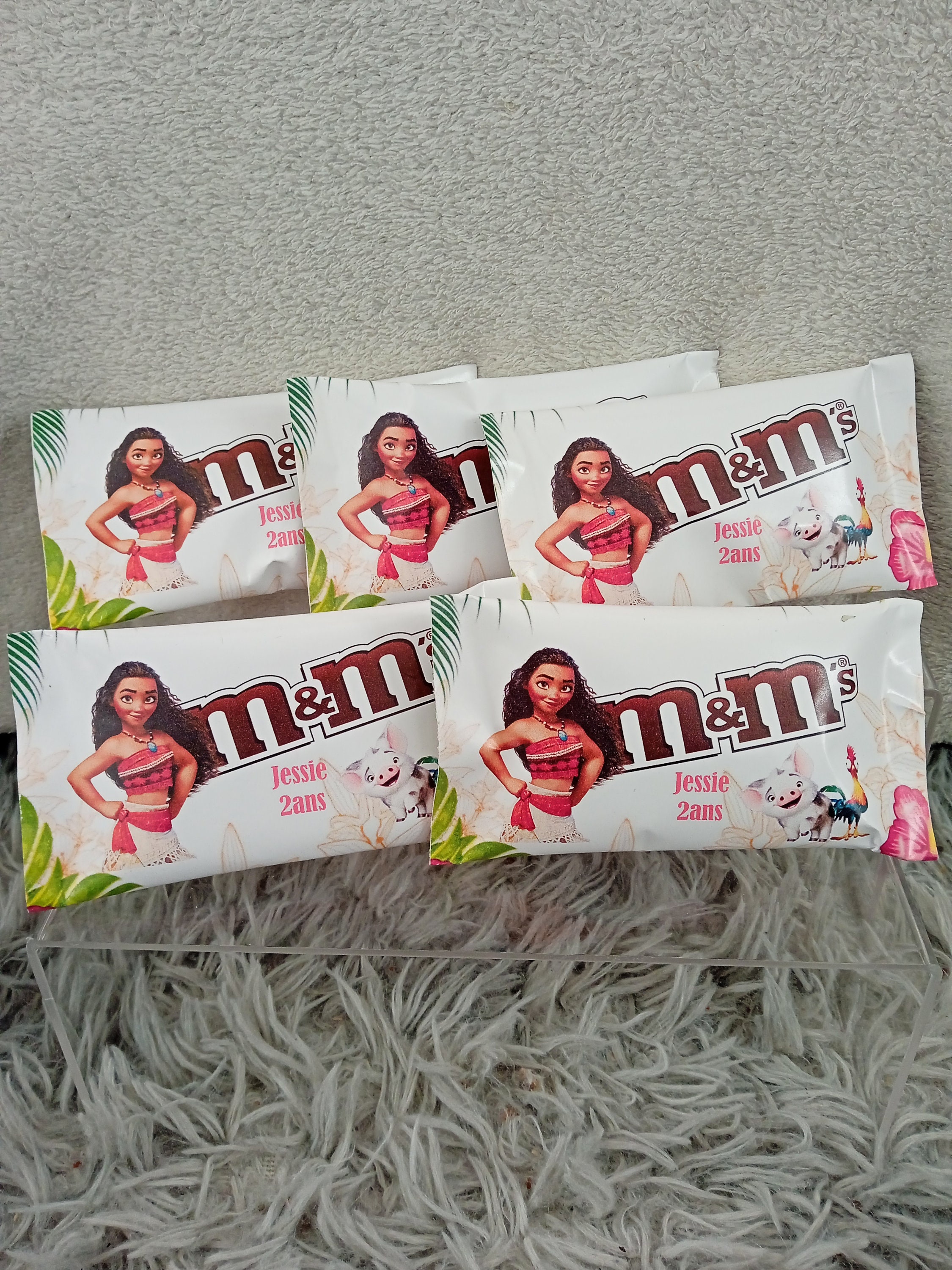 Lot de 5 Paquets M&m's Personnalisables