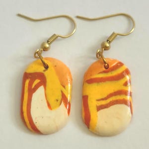 CLAY EARRINGS | Capsule earrings | Unique statement earrings | Dangles | Colorful earrings | Hypoallergenic
