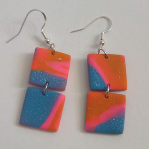 CLAY EARRINGS | Statement earrings | Hypoallergenic | Polymer clay earrings