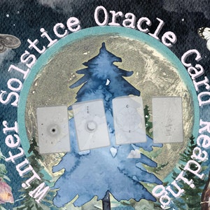 Winter Solstice Oracle Card Psychic Reading | Peering into Your World with the Solstice Energy, and looking toward the new year
