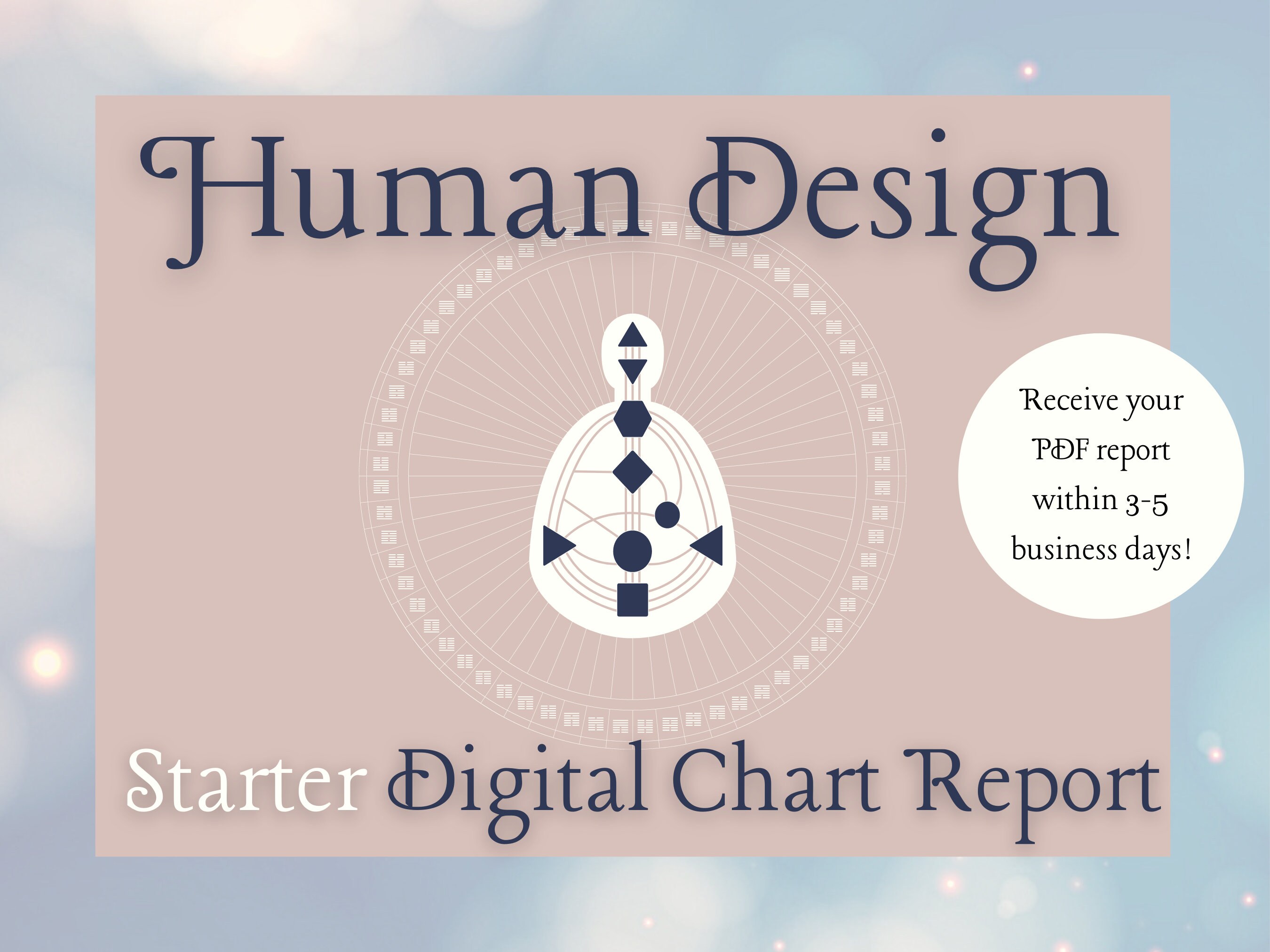 Human Design Starter Digital Chart Report/blueprint - Etsy