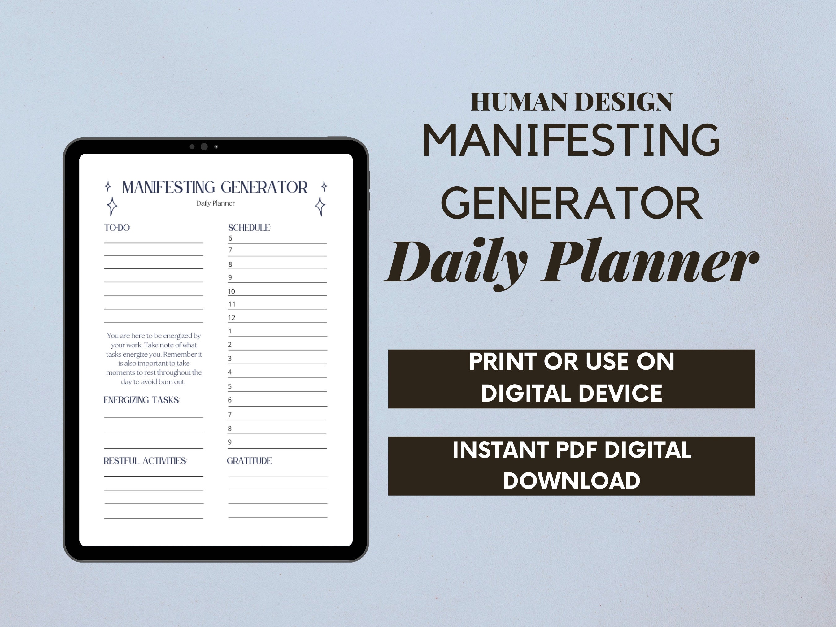 Manifestor Generator - Etsy