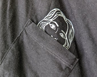 T-shirt corta Bondage Peek-a-boo