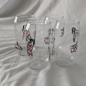 Shibari Glasses - Set of 4