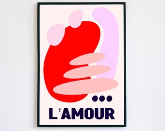 Poster Love - Abstract Art