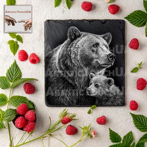 Beerlaser png, laserbestand, wild dier lasergesneden bestand CNC-bestand Gravure Print CNC-router Lasergravure png-bestand Schoolbordstandaard foto