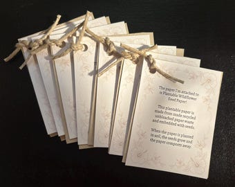 Plantable Wildflower Seed Paper