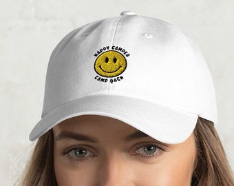 Happy Camper Hat for Camp-Themed Bachelorette Party