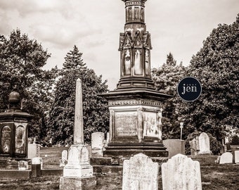 Fotografía del Cementerio Moody: Arte gótico en cementerios (Descarga digital)