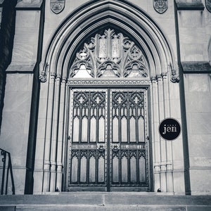 Black and White Door Photography, Architecture Photography, Welcoming Doors, Religious Photography, Church Art, Catholic Art, Jesus Decor