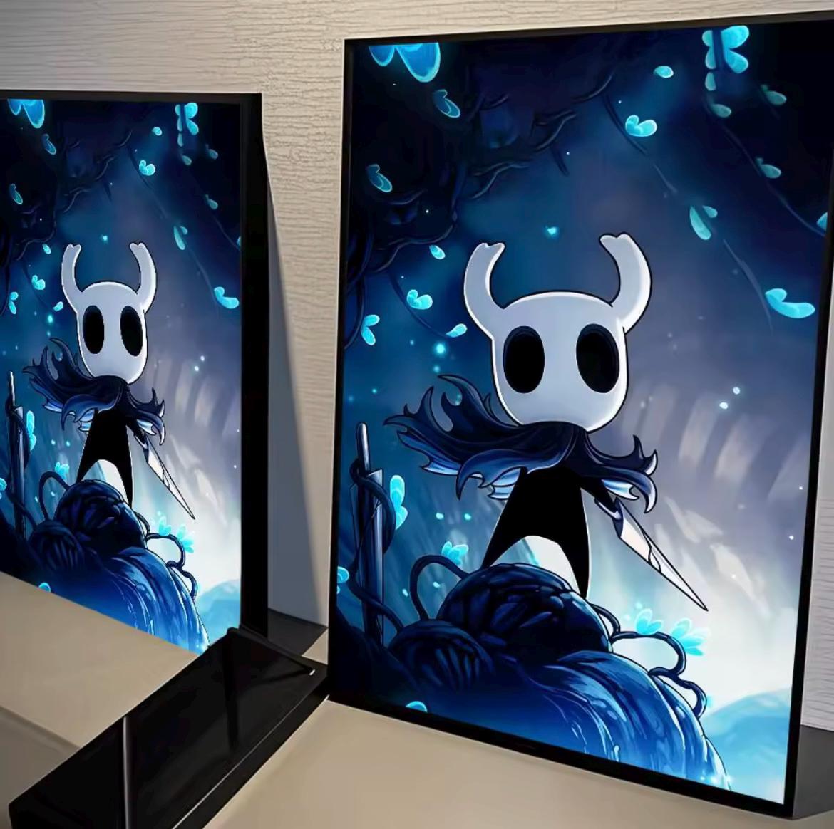 Hollow Knight Game Poster Print | Cotton Canvas Wall Art | Video Game ...