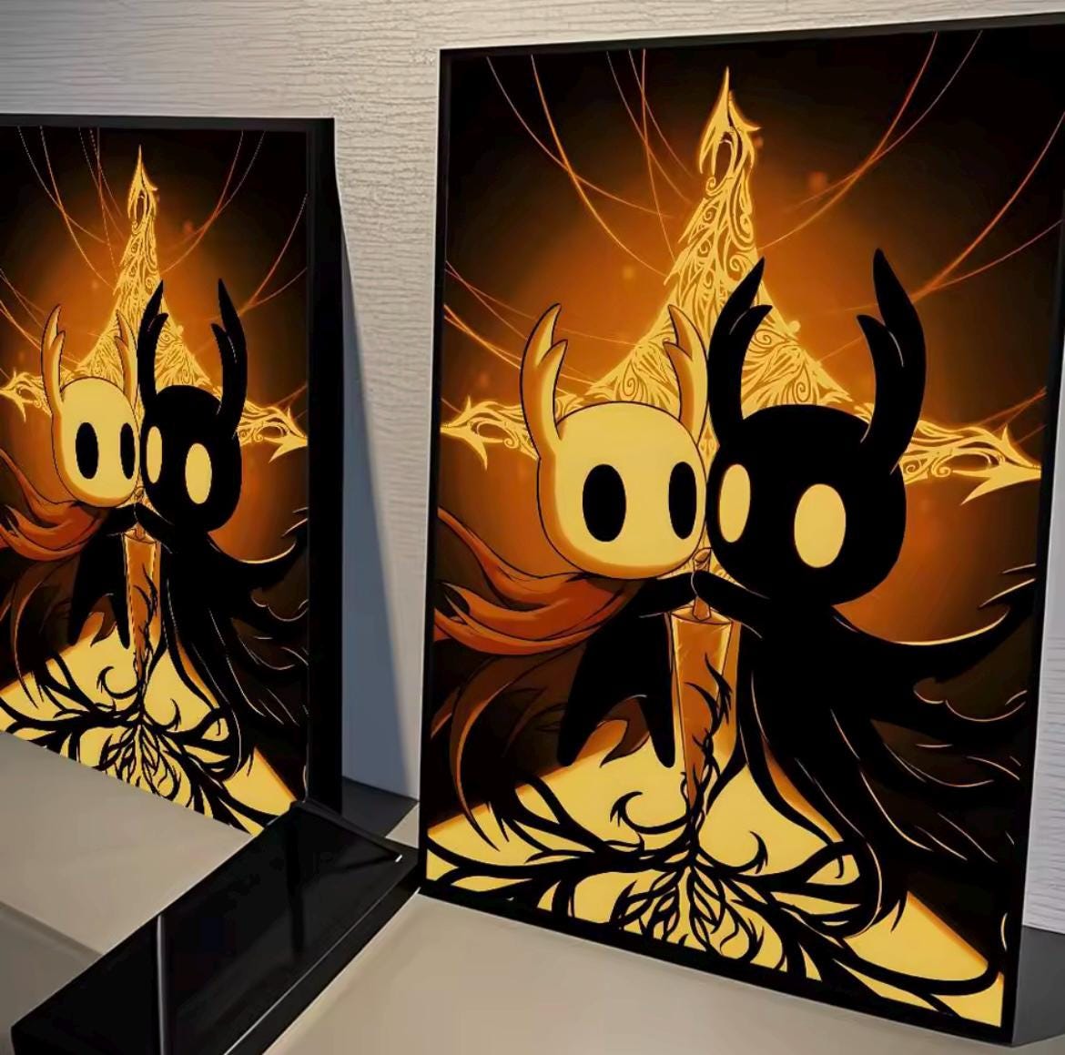 Hollow Knight Game Poster Print | Cotton Canvas Wall Art | Video Game ...