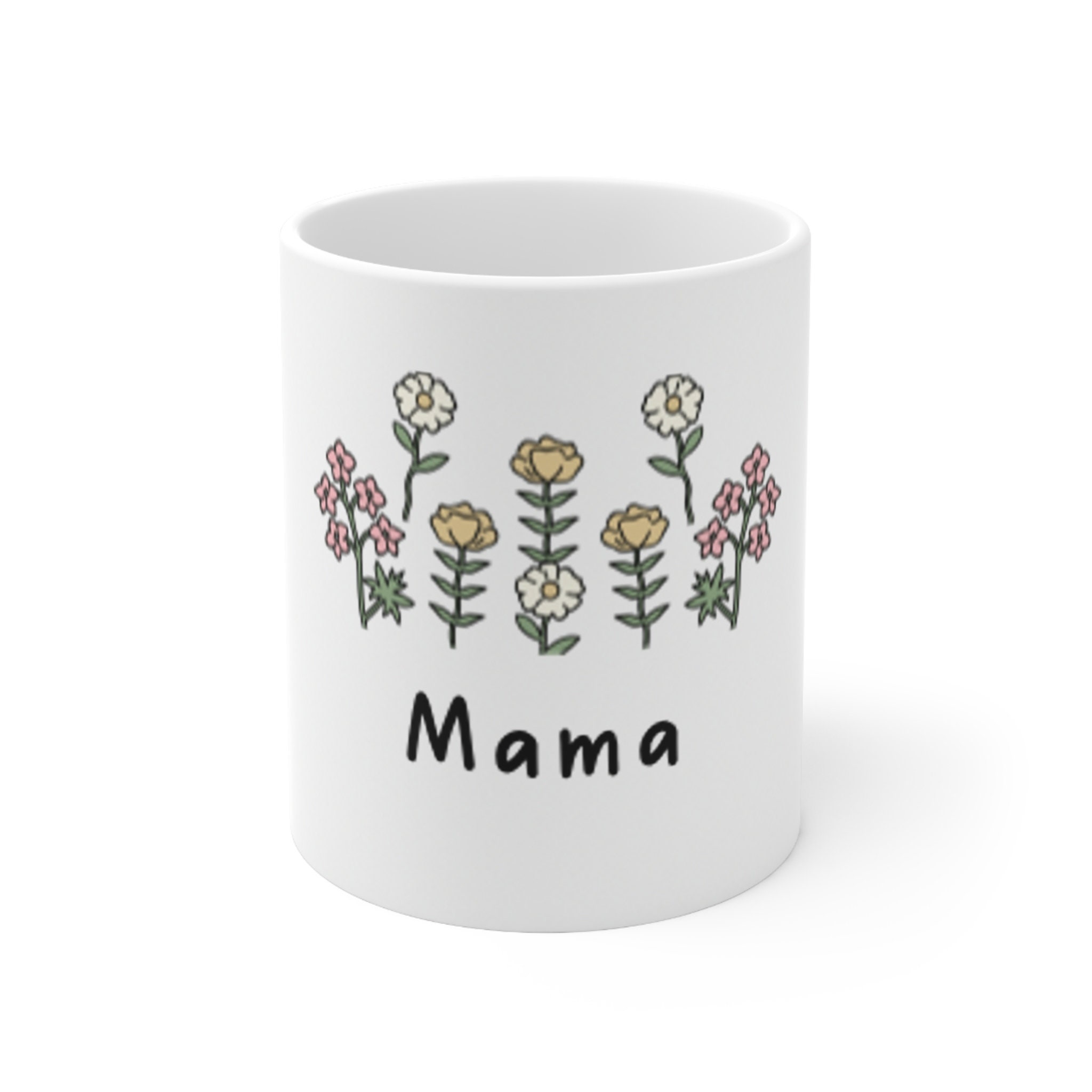 Mama & Mini Floral Ceramic Mug Set