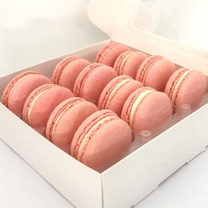 Raspberry Pink Macarons Box