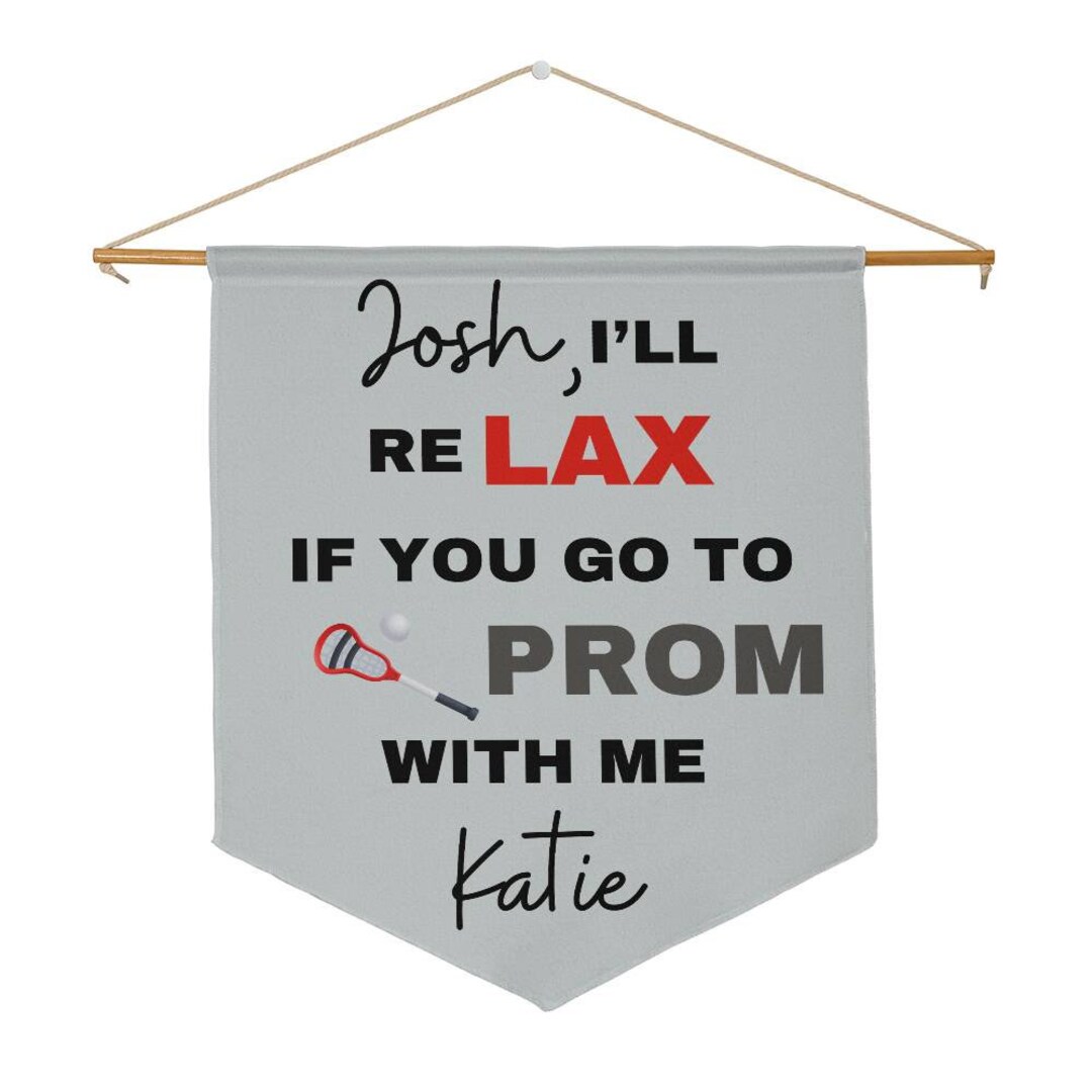 Lacrosse Promposal Idea for Boyfriend Lacrosse Theme Prom Proposal for Him Promposal Idea for