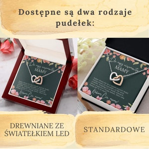 Gift for Polish-speaking Mom Wishes in Polish Gift for Mom Naszyjnik dla Mamy Prezent na Dzień Matki Urodziny Mamy Prezent Dla Mamy image 9