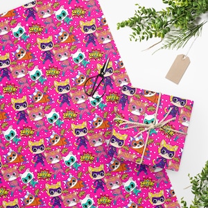 Super kitties Wrapping Paper