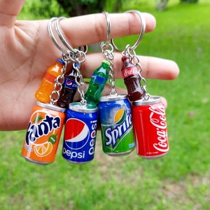 Soda keychain