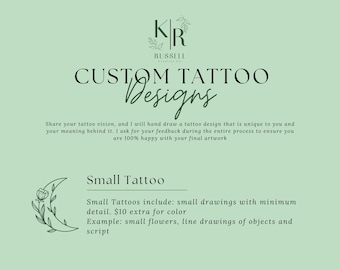 Petite conception de tatouage personnalisée