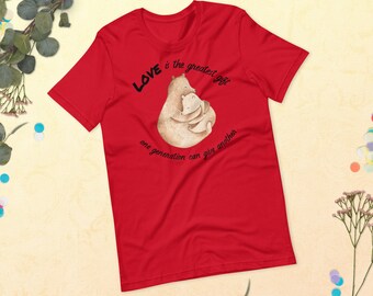 Mama Shirt, Papa Shirt, Granny Shirt, Mama Bear Hugs, Mother's Day Gift, Mothers Day TShirt, Fathers Day, Gift for Grandpa,New Mom Gift