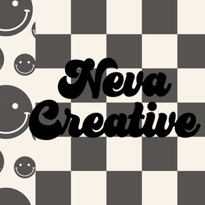 Smiley Face Checkered Seamless Pattern: Dark Gray Fabric Print (Digital File)