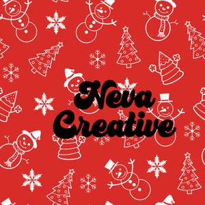Christmas  Neutral Retro Boho Snowman  Winter Holiday Tile Surface Baby Pattern, Fabric Digital Paper Download Commercial Fabric Design