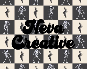 Halloween checkered  | Seamless Pattern | Digital Paper | Commercial Use | Baby Fabric | Sublimation |  Scrapbooking | Instant Download