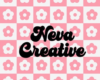 Daisy Checkered Fabric Pattern: Seamless Digital Design (JPG File)