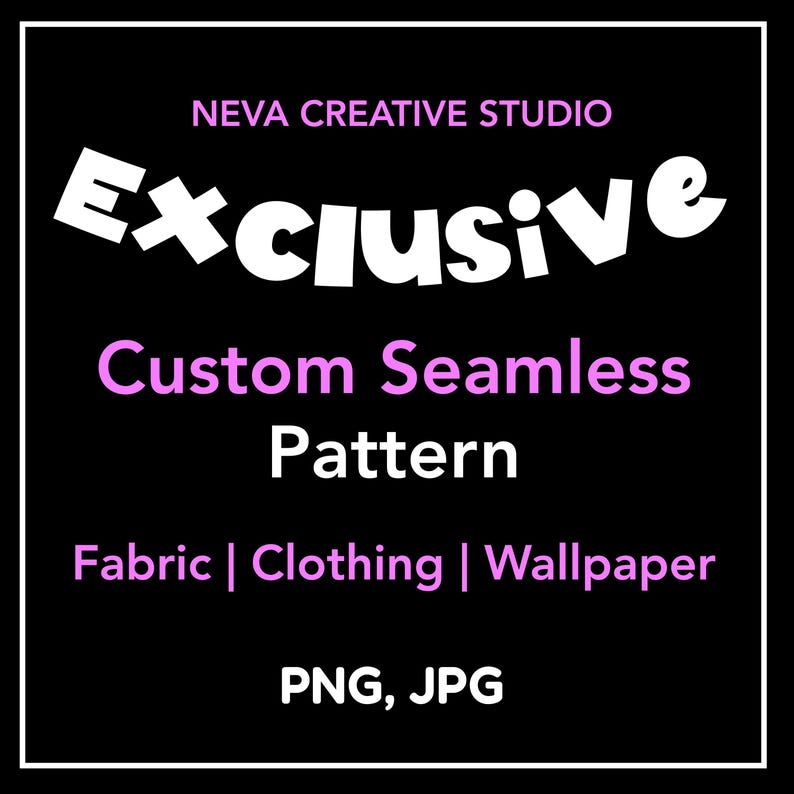 Exklusivt specialdesignat | Sömlöst mönster | Digitalt papper | Kommersiellt bruk | Babytyg | Sublimering | Scrapbooking | Direktnedladdning bild 1