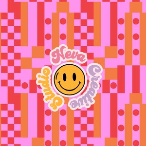 Pink Checkered Seamless Pattern: Fabric Printing, Commercial Use (JPG Digital File)