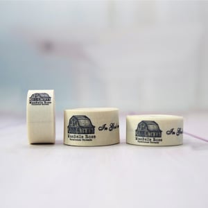 Fold Over Labels - Custom Clothing Labels for Handmade Items on Organic Cotton