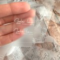 50 Custom Clothing Labels, Personalized Sew In Labels with Your Logo or Design, Clothing Labels, Labels for Handmade Items, Fold Over Labels product logo