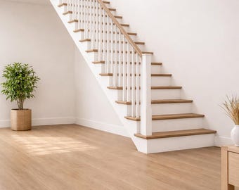Straight Staircase SketchUp Model | Architectural Interior Model | SU File Download | Modern Stair Design